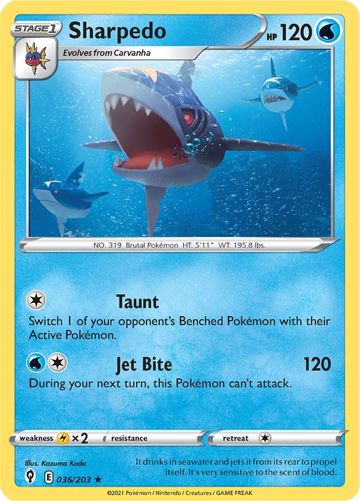 Sharpedo - 036-203 (RH)