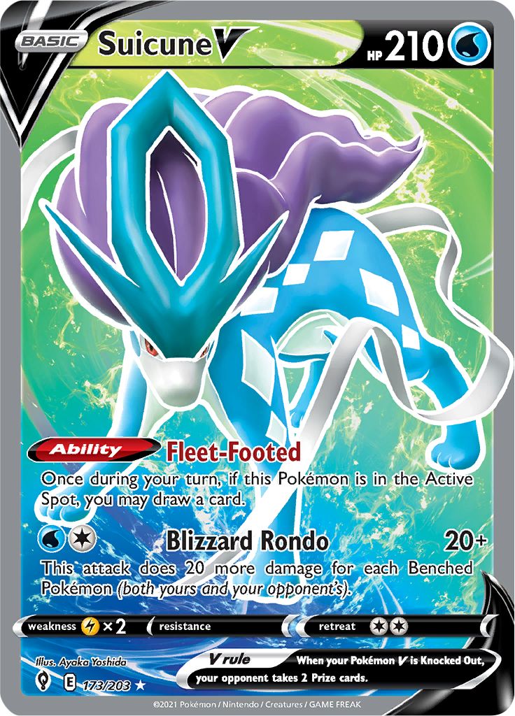 Suicune V - 173-203 FULL ART