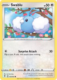 pokemon ss evolving skies swablu 132 203 rh