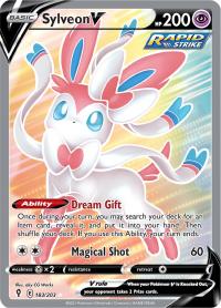 pokemon ss evolving skies sylveon v 183 203 full art