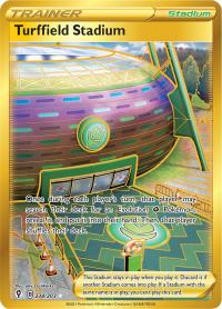 pokemon ss evolving skies turffield stadium 234 203 secret rare