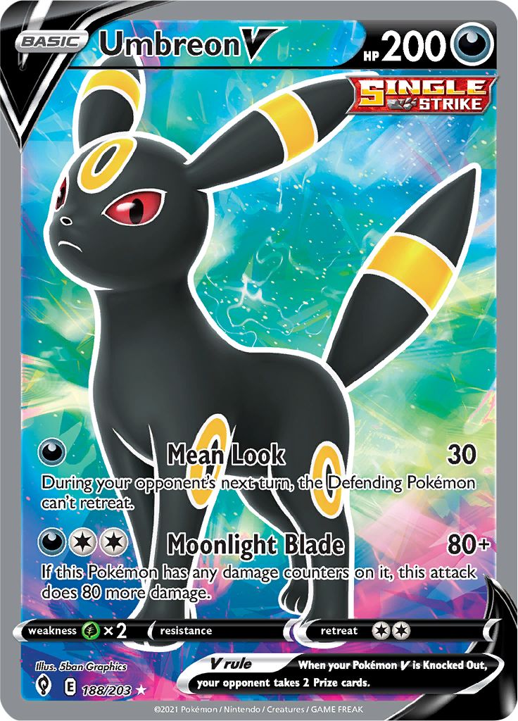 Umbreon V - 188-203 FULL ART