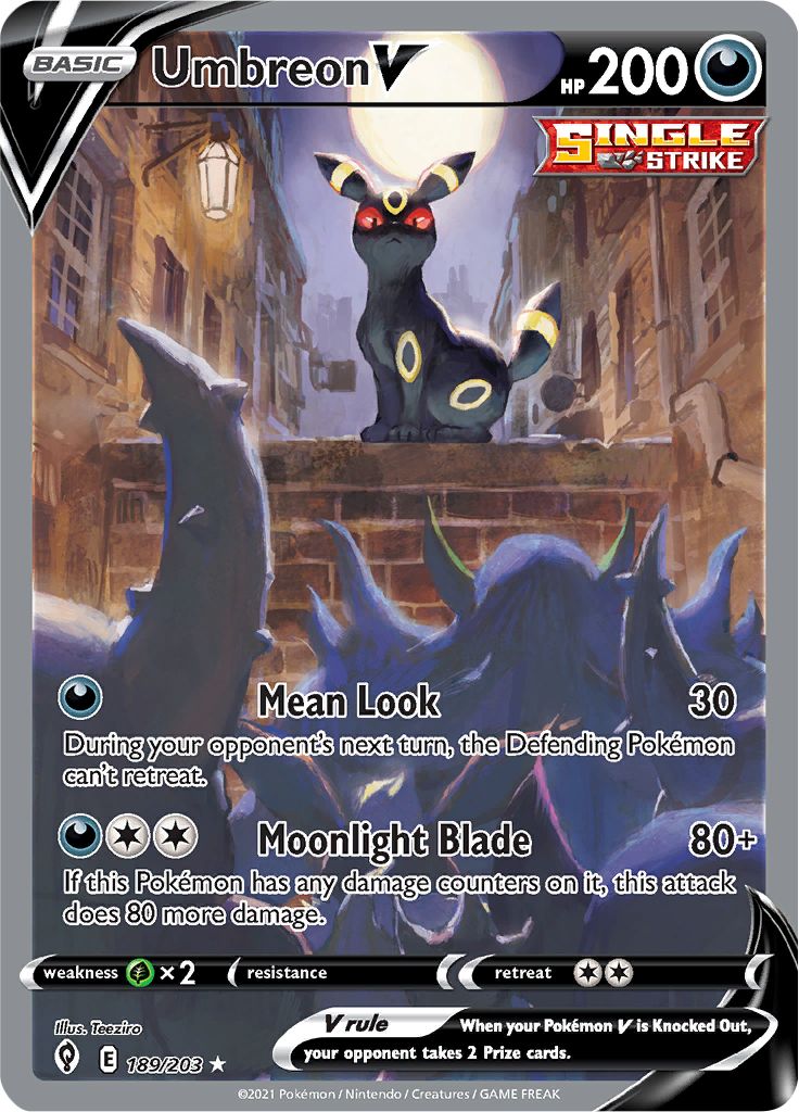 Umbreon V - 189-203 ALTERNATE ART