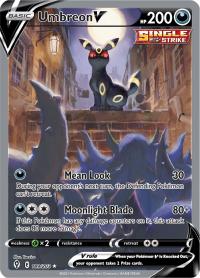 pokemon ss evolving skies umbreon v 189 203 alternate art