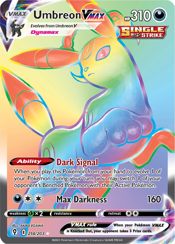 Umbreon VMAX - 214-203 RAINBOW RARE