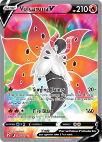 pokemon ss evolving skies volcarona v 170 203 full art