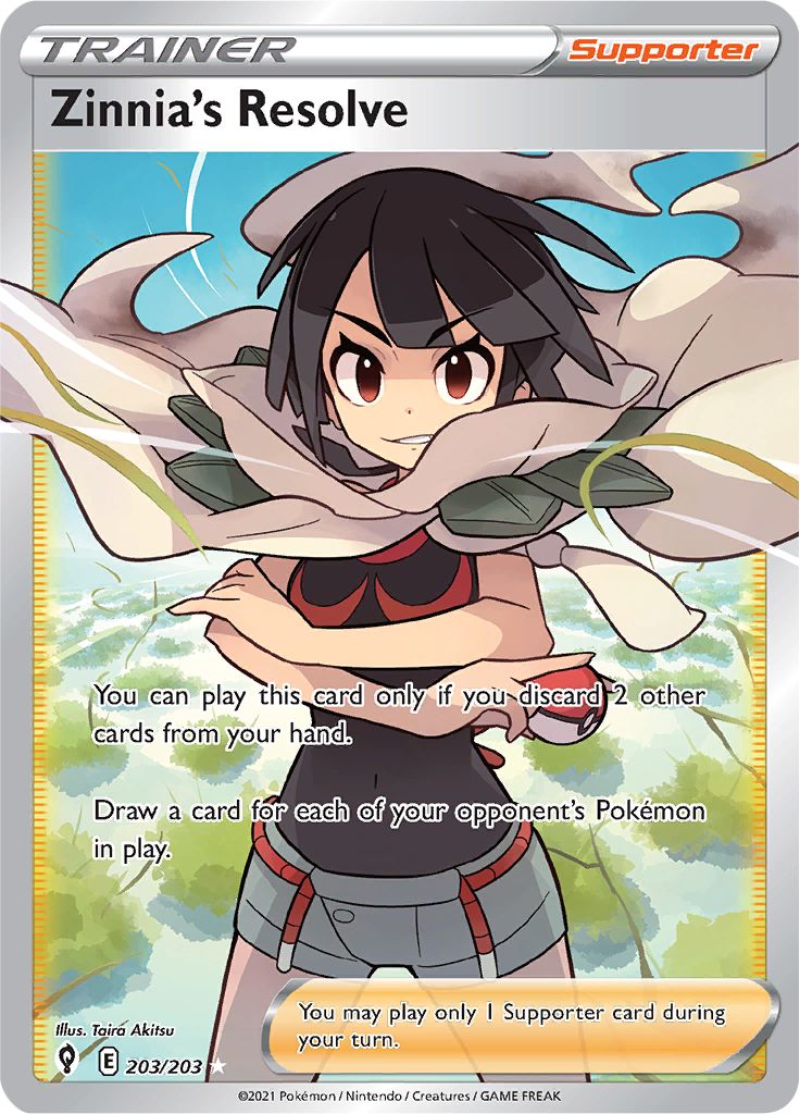 Zinnia's Resolve - 203-203 FULL ART