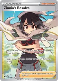 pokemon ss evolving skies zinnia s resolve 203 203 full art