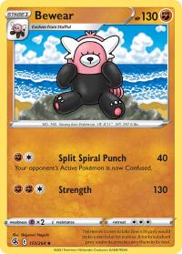 pokemon ss fusion strike bewear 151 264