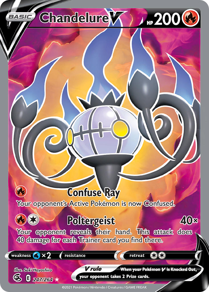 Chandelure V - 247-264 - FULL ART