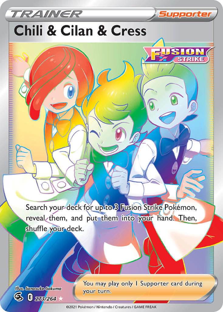 Chili & Cilan & Cress - 273-264 - RAINBOW RARE