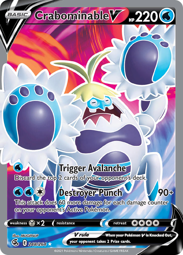 Crabominable V - 248-264 - FULL ART