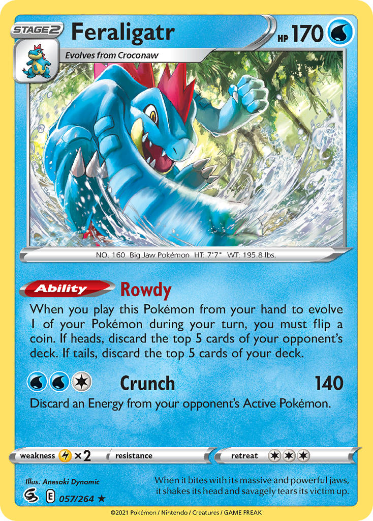 Feraligatr - 057-264 (RH)