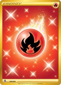 pokemon ss fusion strike fire energy 284 264 secret rare