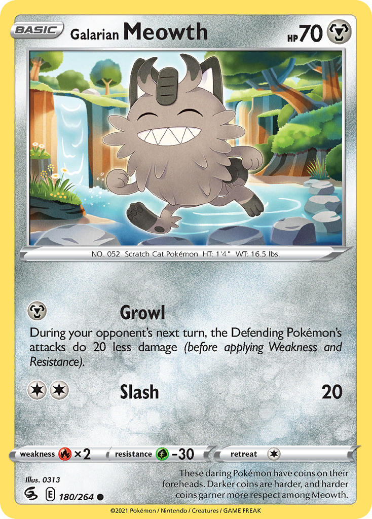 Galarian Meowth - 180-264 (RH)