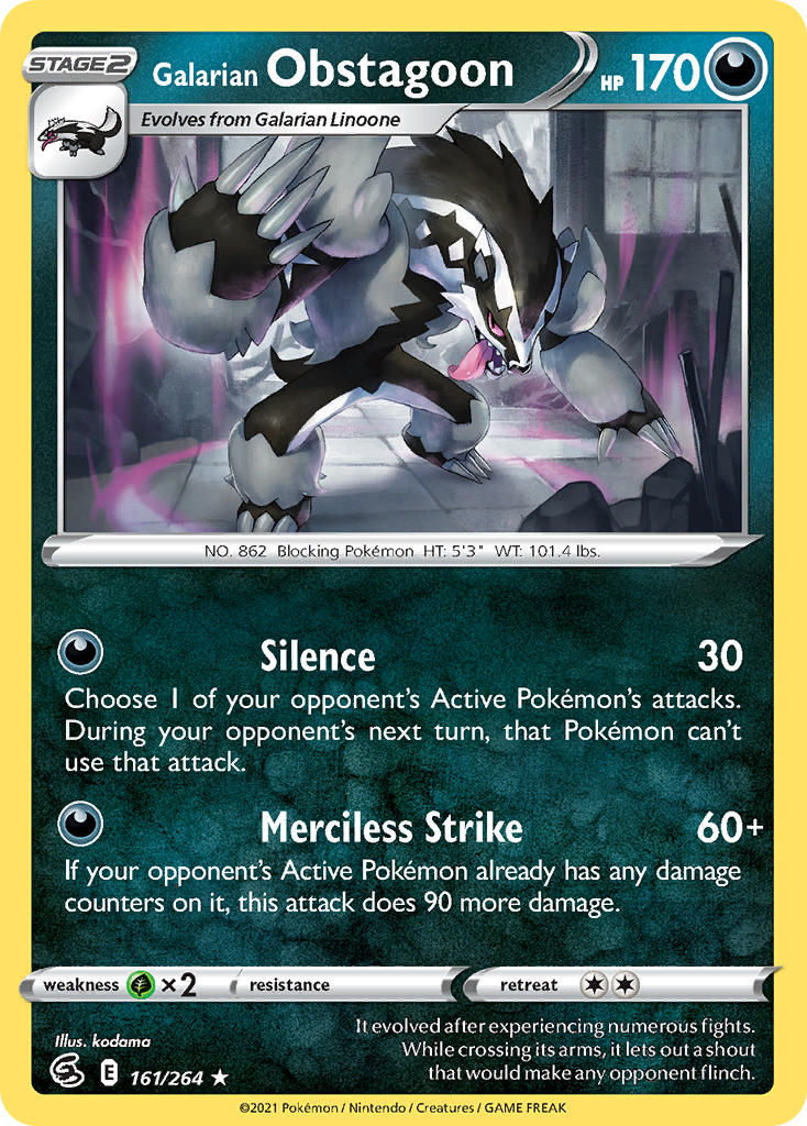 Galarian Obstagoon - 161-264 (RH)