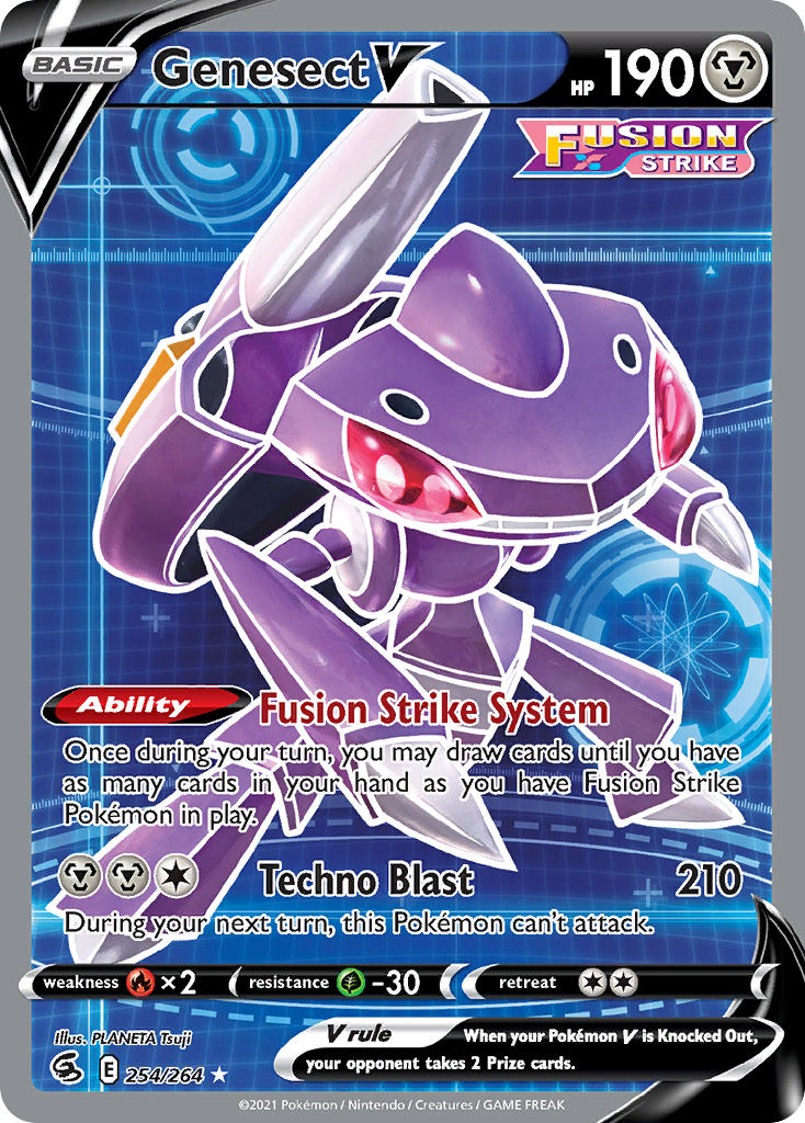 Genesect V - 254-264 - FULL ART