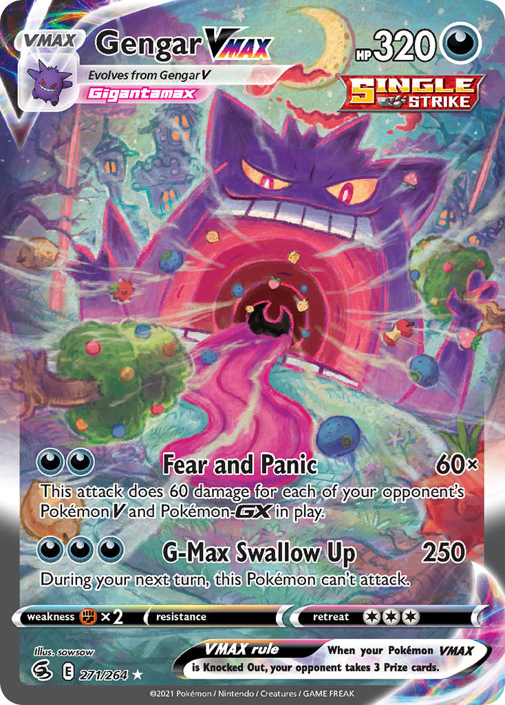 Gengar VMAX - 271-264 - ALTERNATE ART