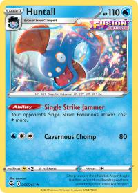 pokemon ss fusion strike huntail 066 264