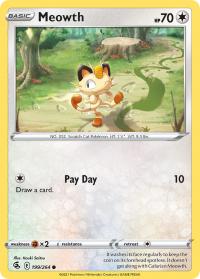 pokemon ss fusion strike meowth 199 264