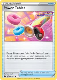 pokemon ss fusion strike power tablet 236 264 rh