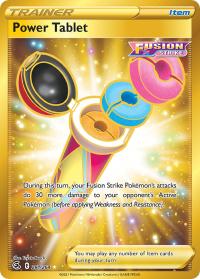 pokemon ss fusion strike power tablet 281 264 secret rare