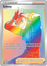 pokemon ss fusion strike sidney 279 264 rainbow rare
