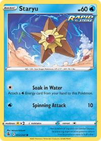pokemon ss fusion strike staryu 052 264