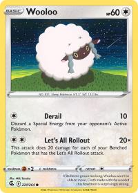 pokemon ss fusion strike wooloo 221 264