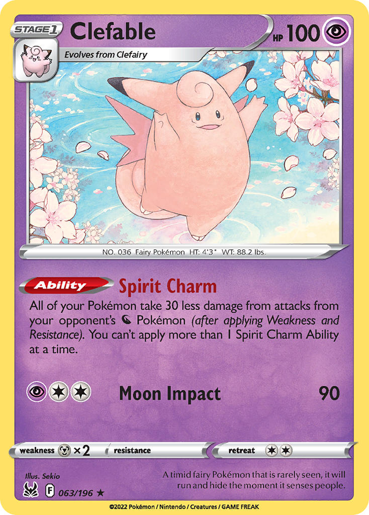 Clefable - 063-196 (RH)