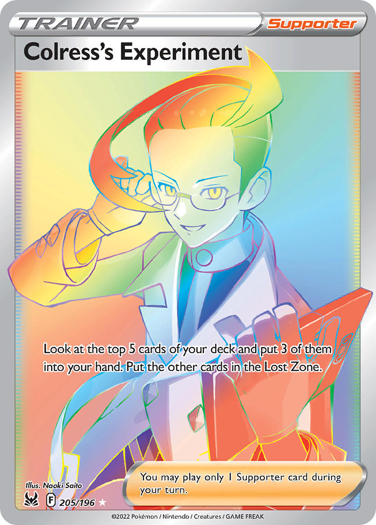 Coloress's Experiment - 205-196 RAINBOW RARE