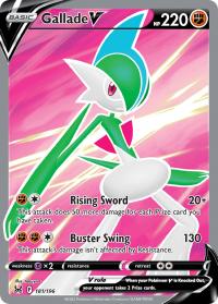 pokemon ss lost origin gallade v 181 196 full art