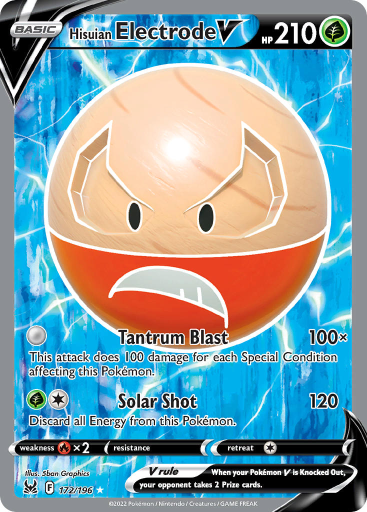 Hisuian Electrode - 172-196 FULL ART