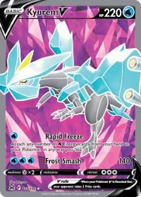 pokemon ss lost origin kyurem v 174 196 full art