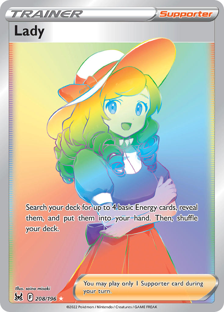 Lady - 208-196 RAINBOW RARE