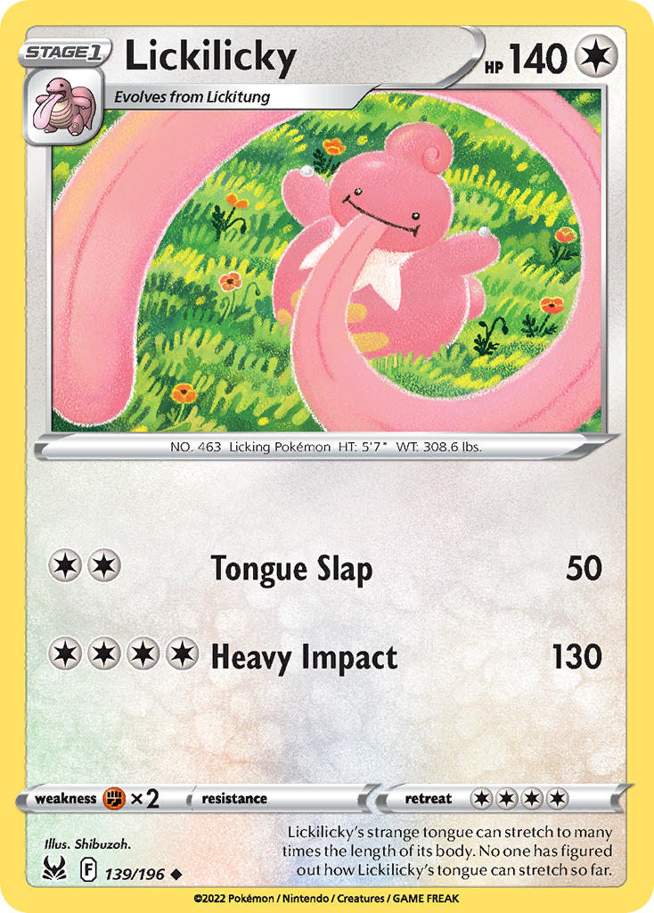 Lickilicky - 139-196 (RH)