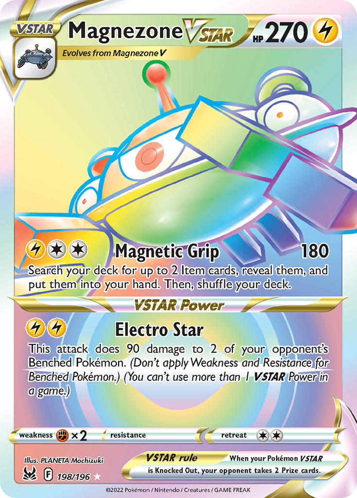 Magnezone VSTAR - 198-196 RAINBOW RARE