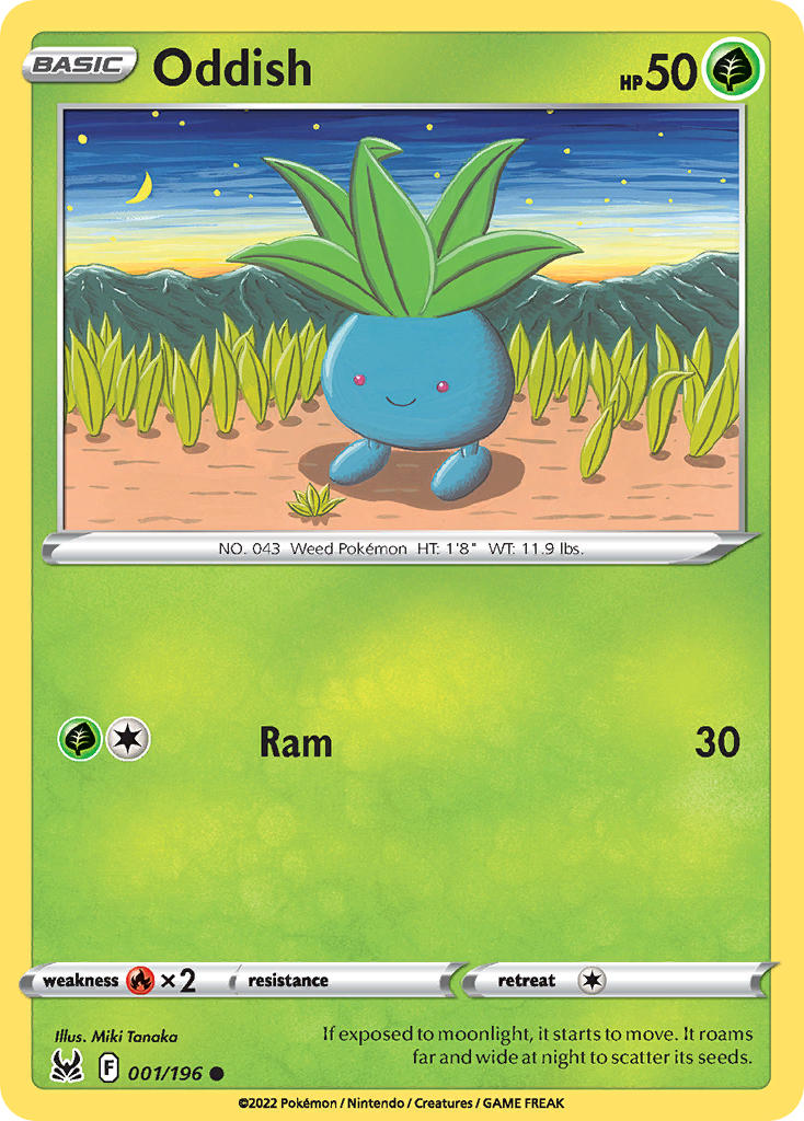 Oddish - 001-196 (RH)