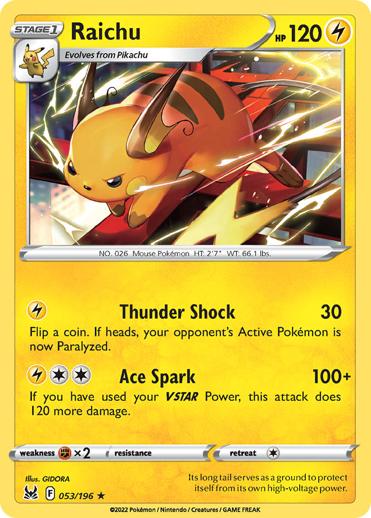 Raichu - 053-196 (RH)