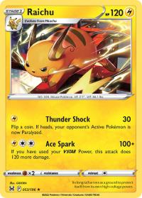 pokemon ss lost origin raichu 053 196