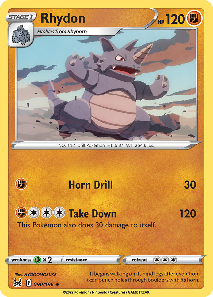 Rhydon - 090-196 (RH)