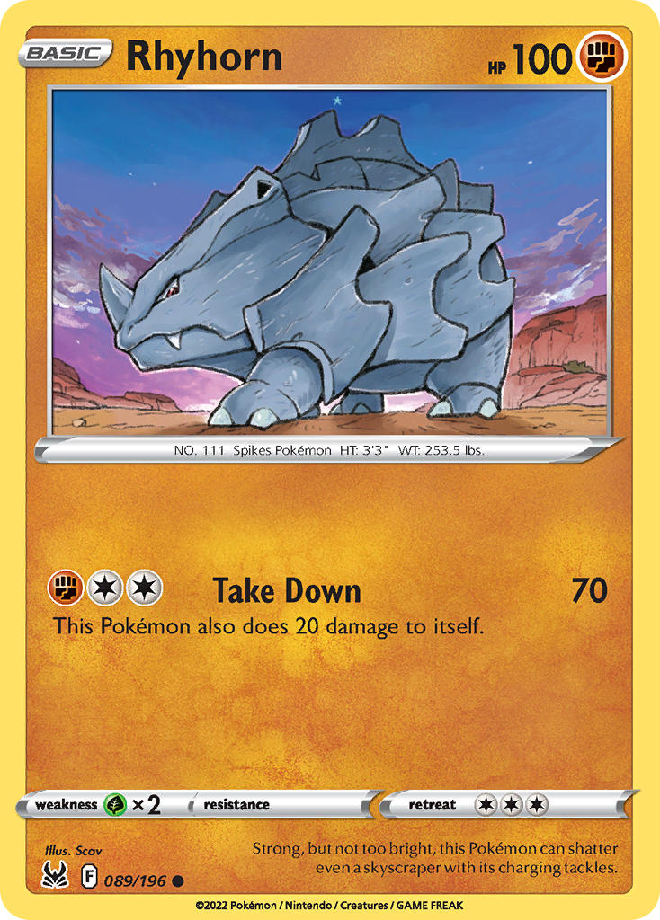 Rhyhorn - 089-196 (RH)