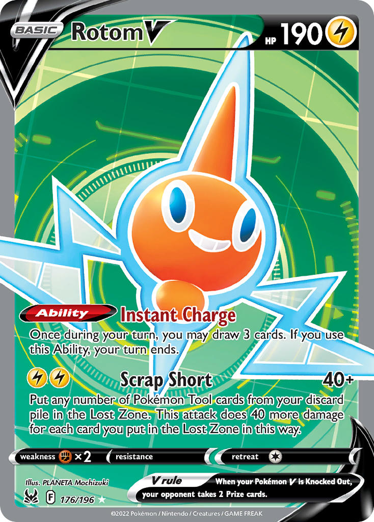 Rotom V - 176-196 FULL ART