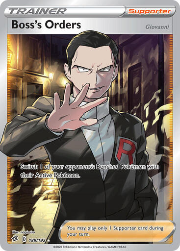 Boss’s Orders 189-192 - FULL ART