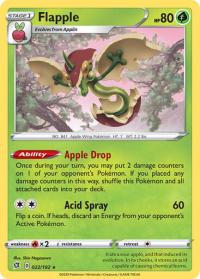 pokemon ss rebel clash flapple 022 192 rh