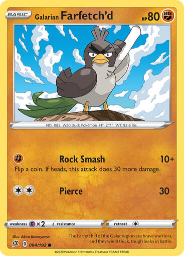 Galarian Farfetch’d 094-192 (RH)