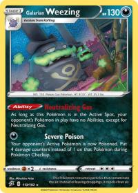 pokemon ss rebel clash galarian weezing 113 192
