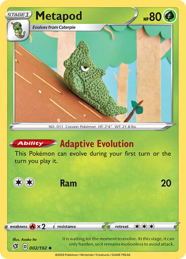 Metapod 002-192 (RH)