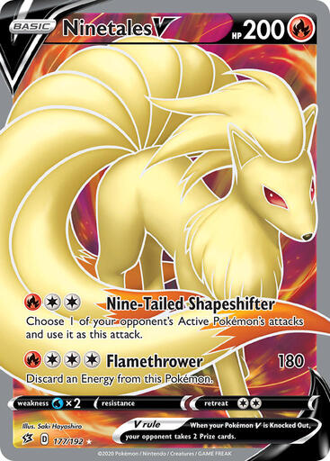 Ninetales V 177-192 - FULL ART