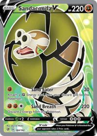 pokemon ss rebel clash sandaconda v 184 192 full art